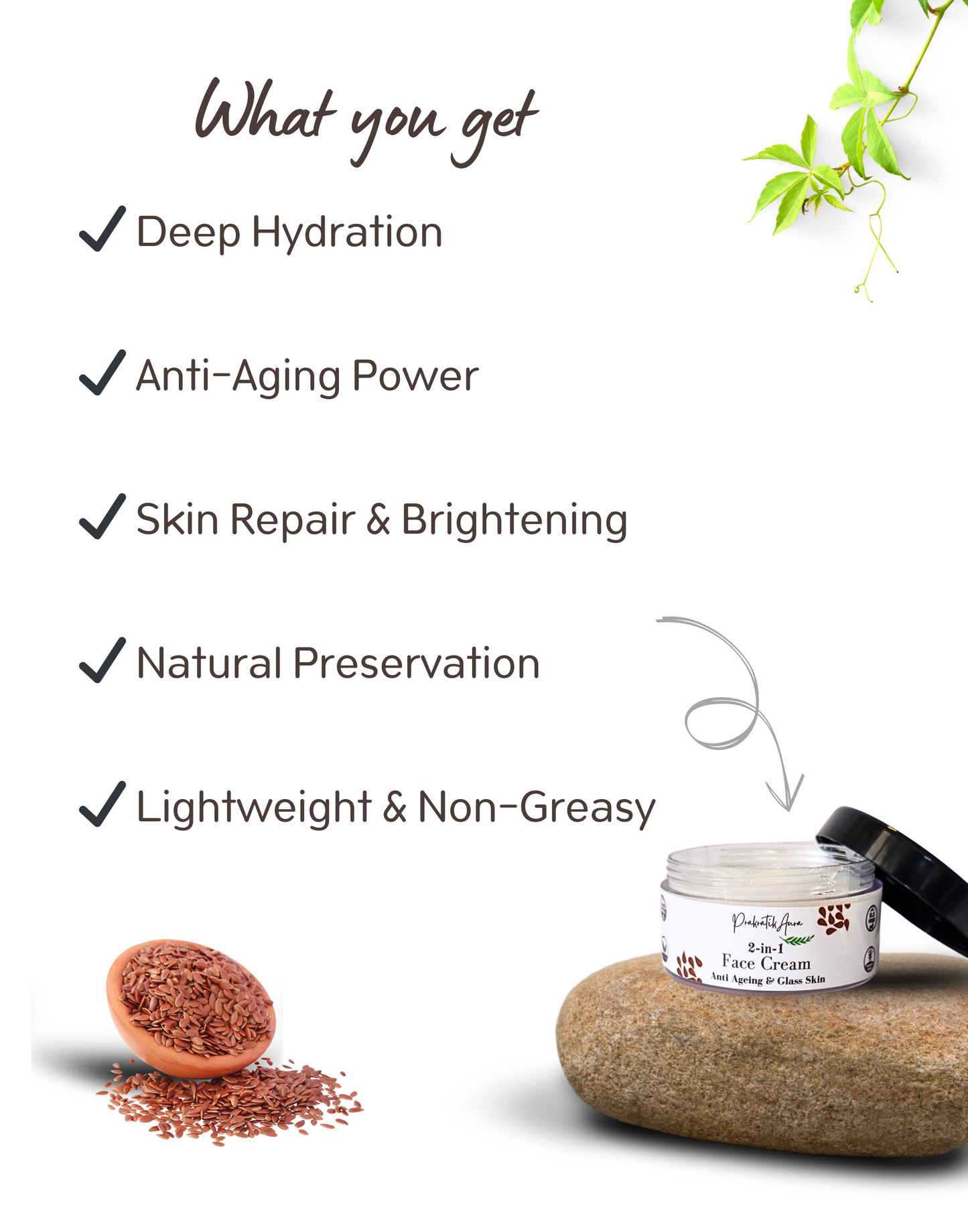 2-in-1 Face Cream – Anti-Ageing & Glass Skin