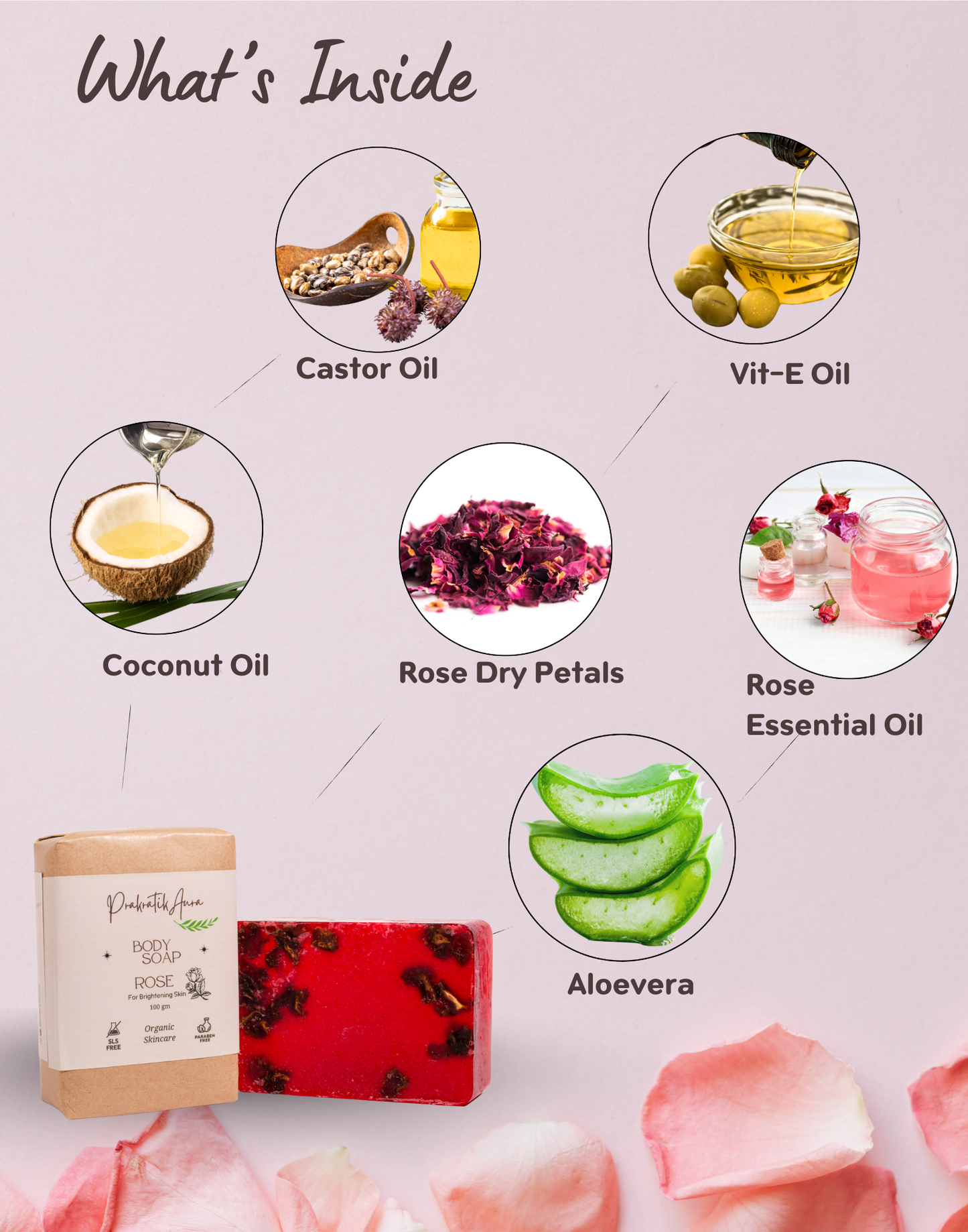 Handmade Rose Body Soap