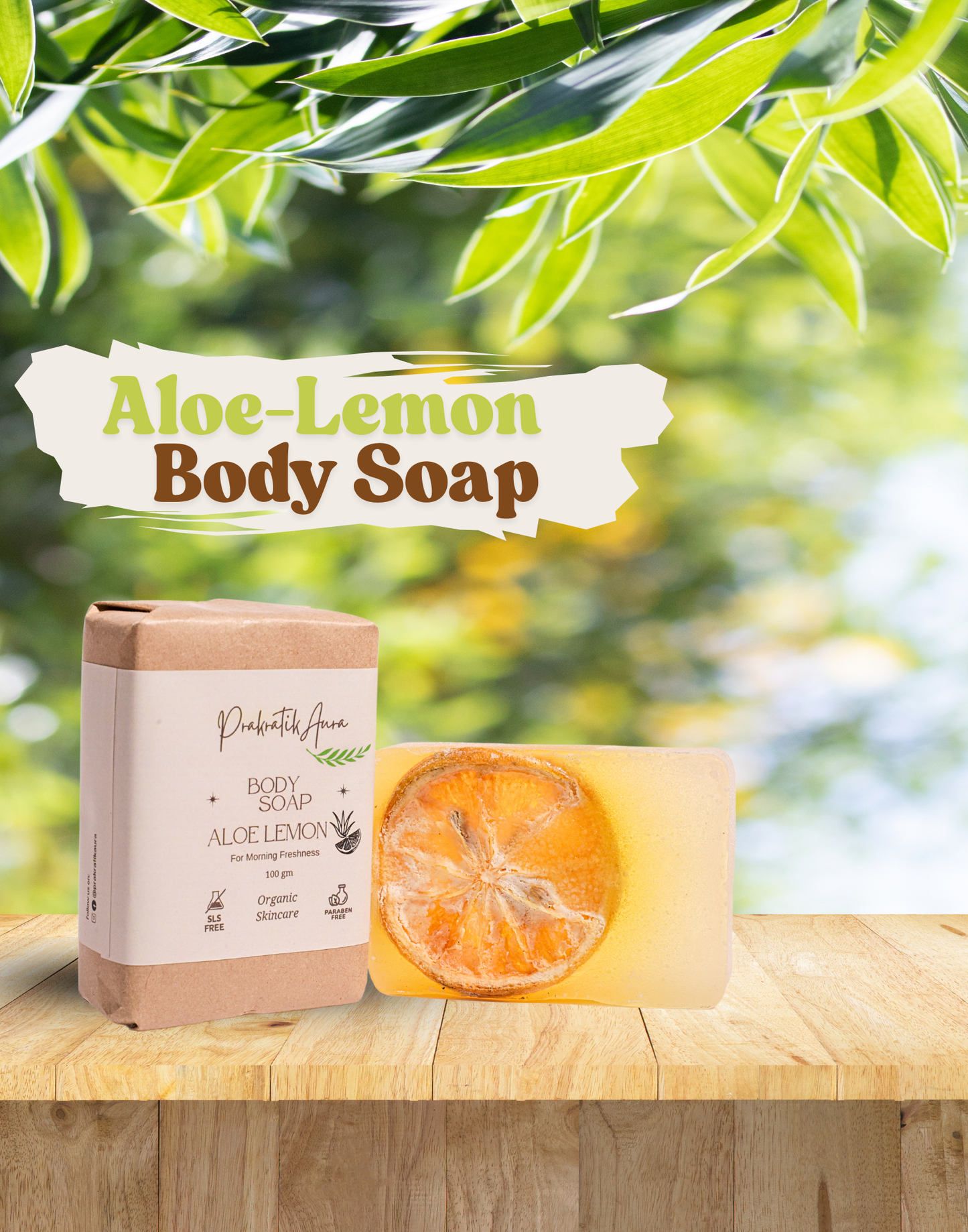 Handmade Aloe Lemon Body Soap