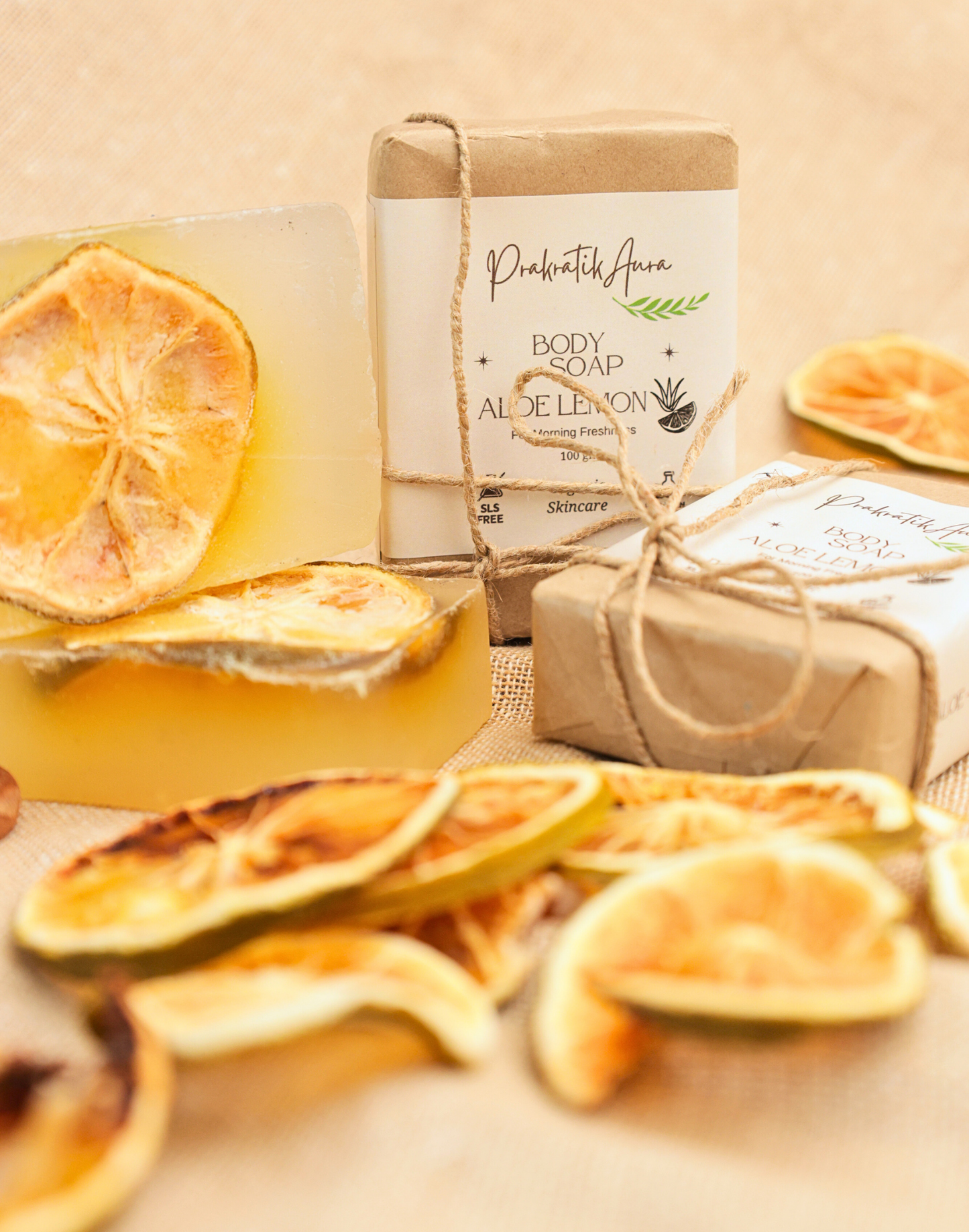 Handmade Aloe Lemon Body Soap