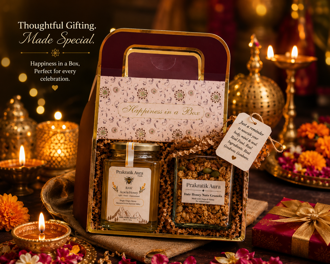 Honey & Granola Gift Combo | Happiness in a Box