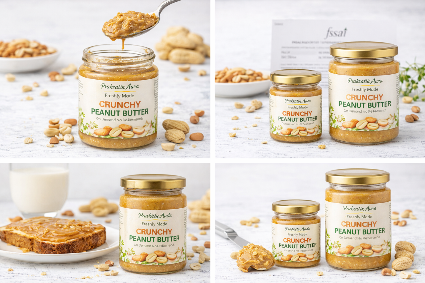 Freshly Made Peanut Butter (On Demand | No Preservatives)