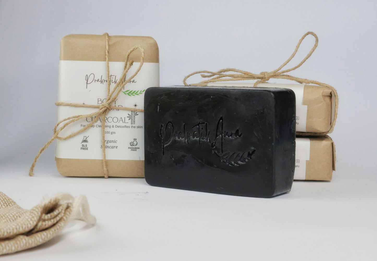 Handmade Charcoal Body Soap