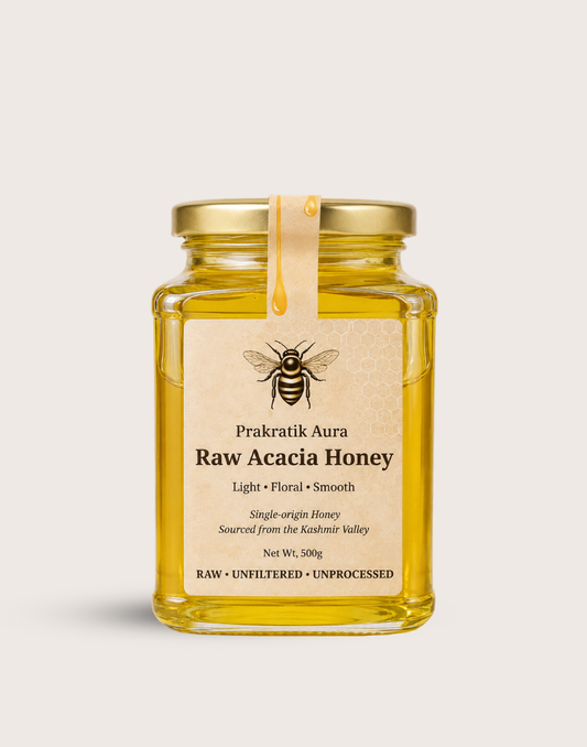 Kashmir Acacia Honey (Raw, Light & Export Quality)