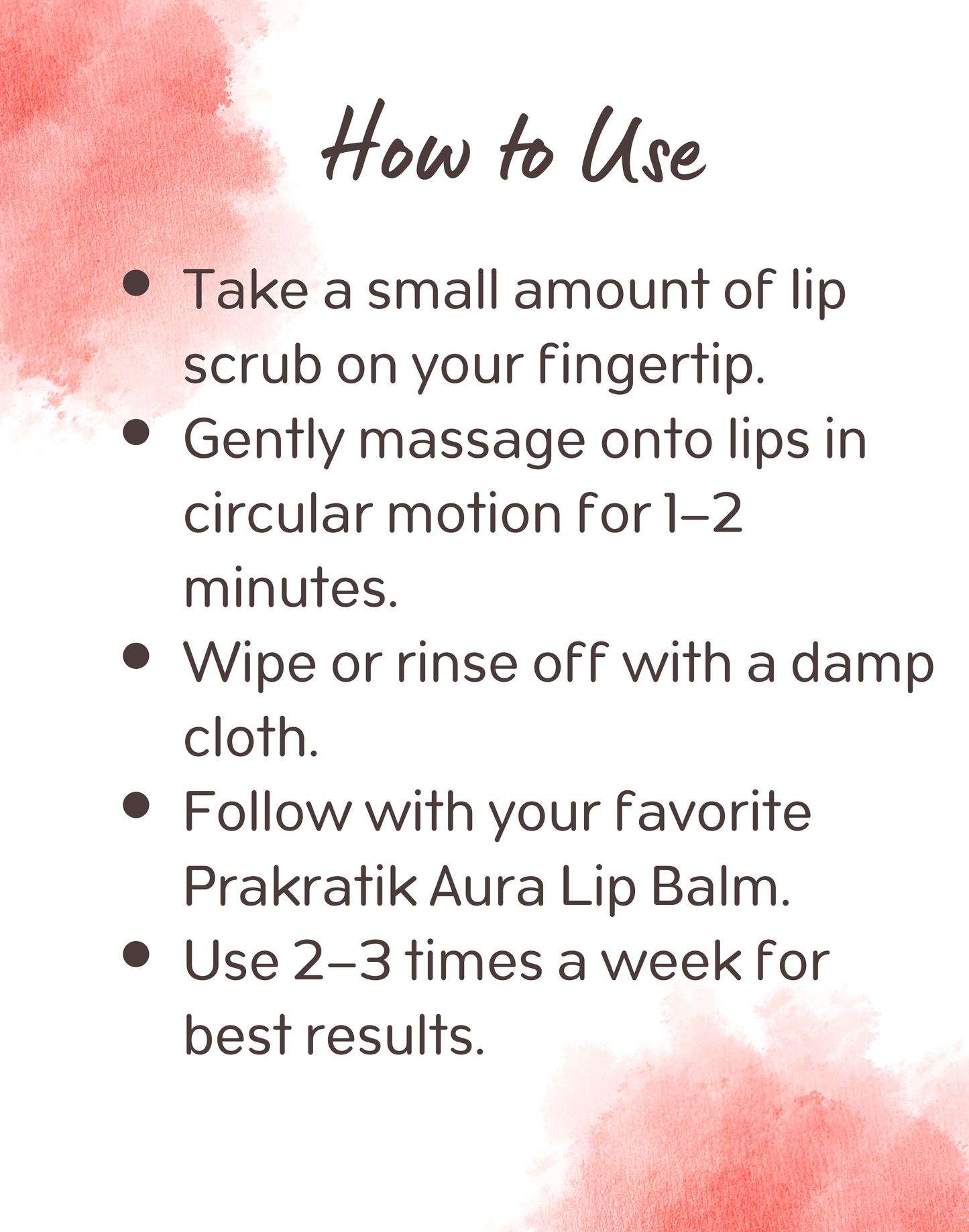 Rose Lip Scrub