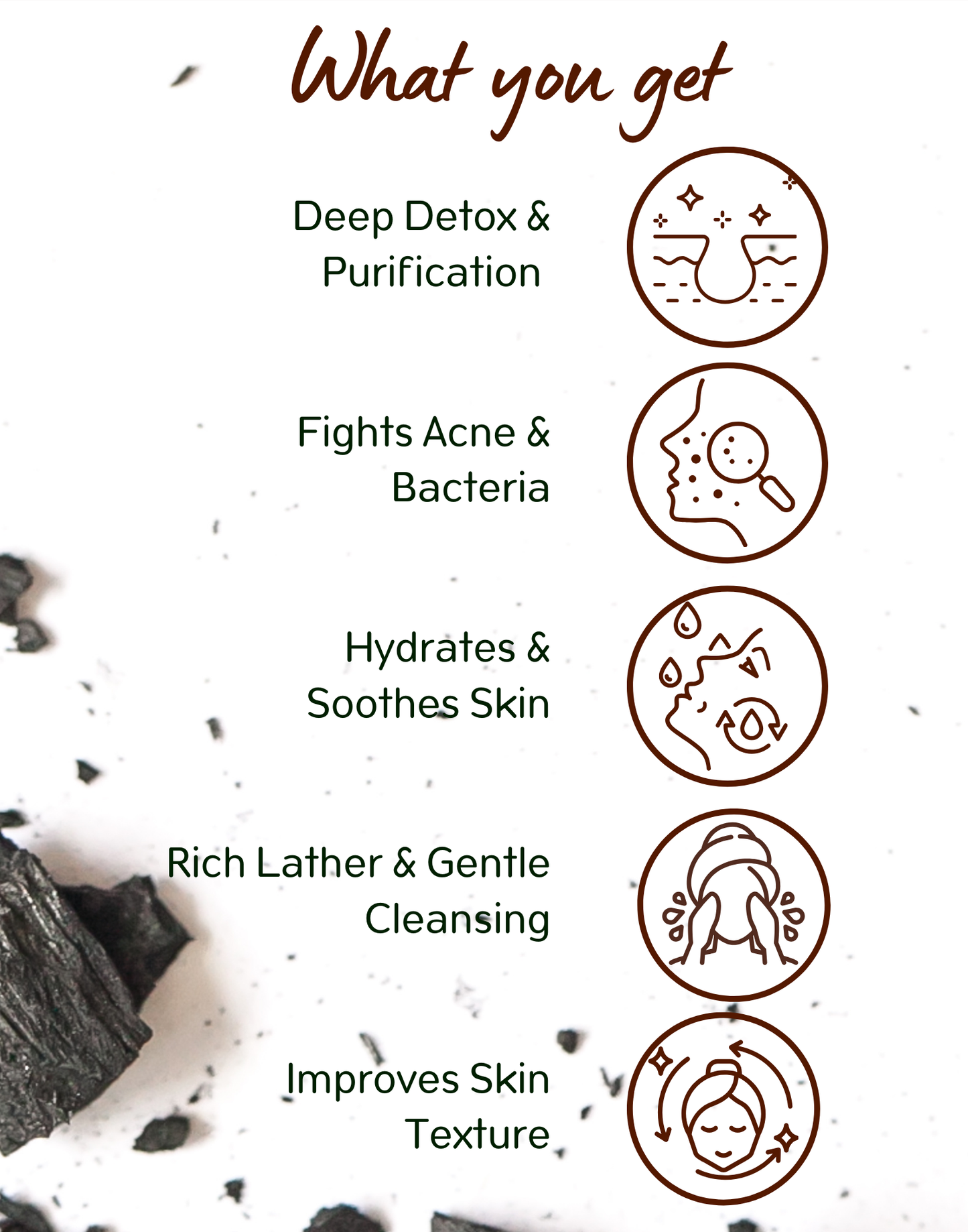 Handmade Charcoal Body Soap