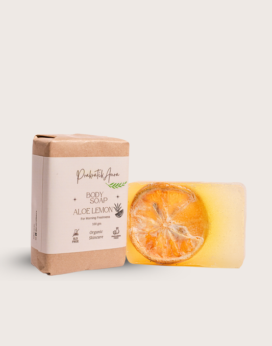 Handmade Aloe Lemon Body Soap