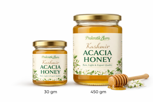 Kashmir Acacia Honey (Raw, Light & Export Quality)