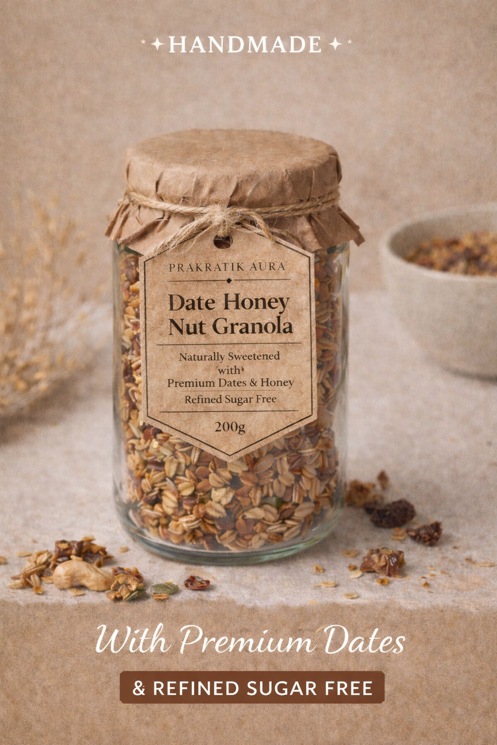 Date Honey Nut Granola (Freshly Made | Pre-Order Only)