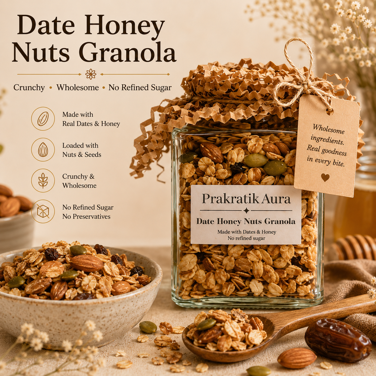 Honey & Granola Gift Combo | Happiness in a Box