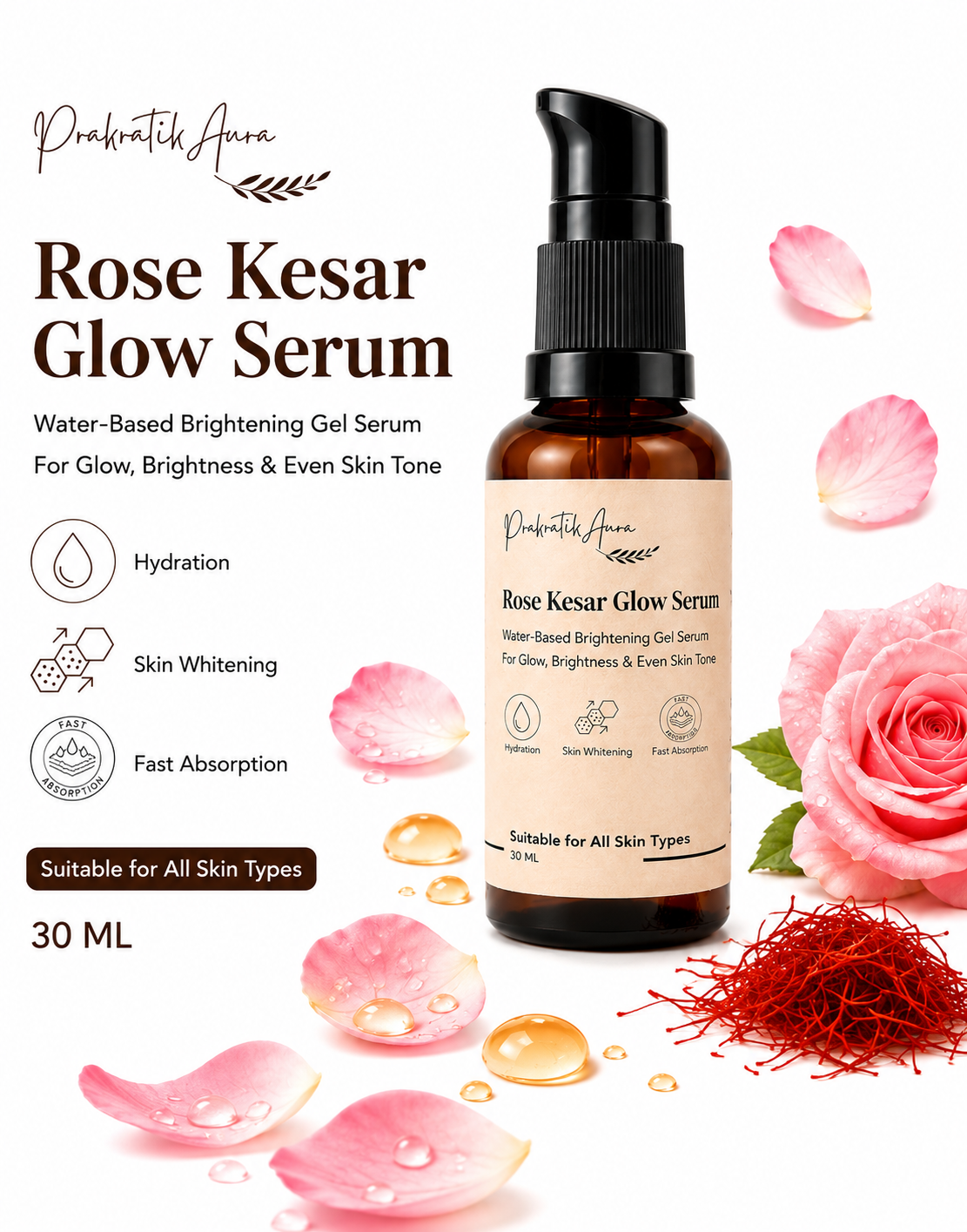 Kesar & Rose Serum