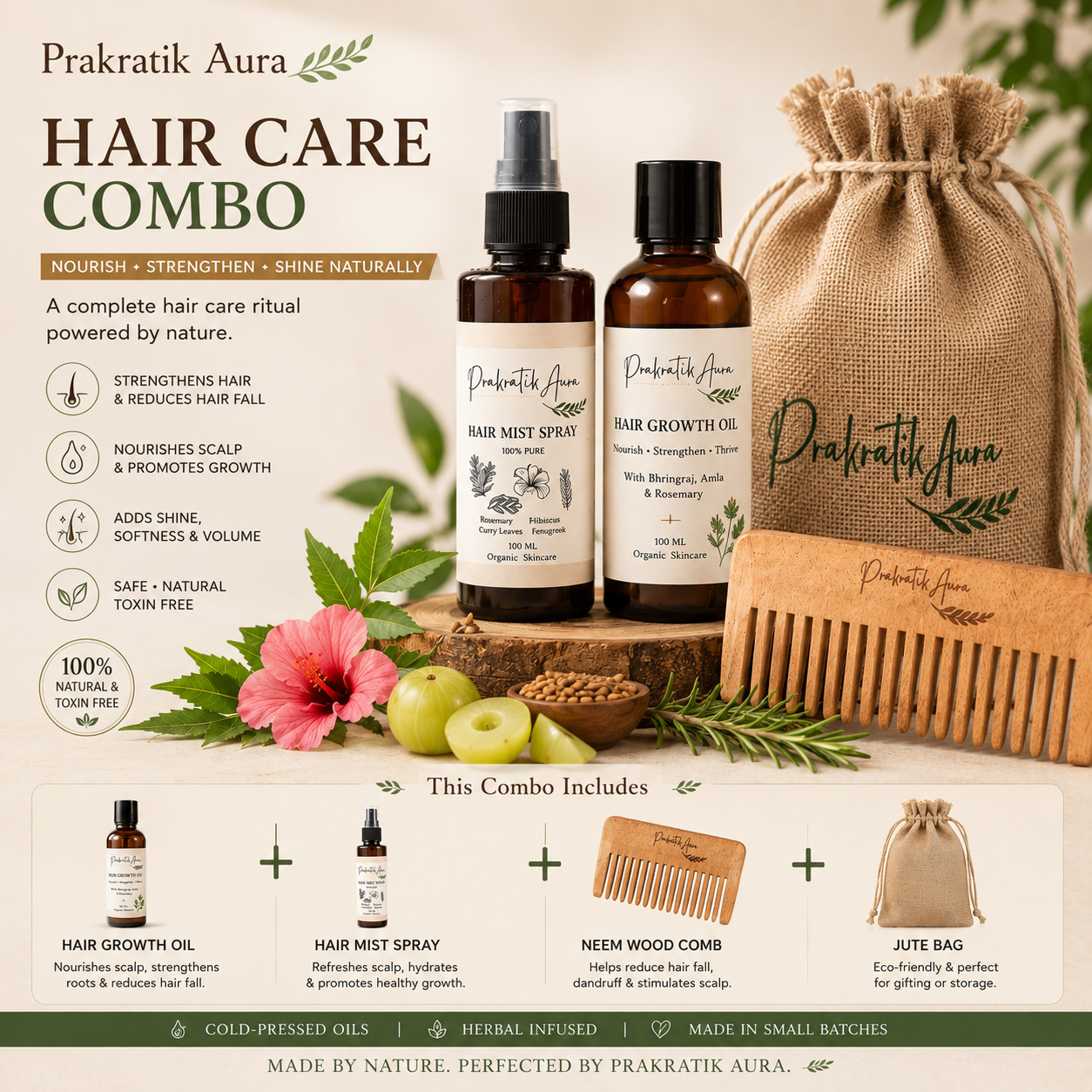 Hair Growth Care Combo (Strength & Scalp Nourishment)