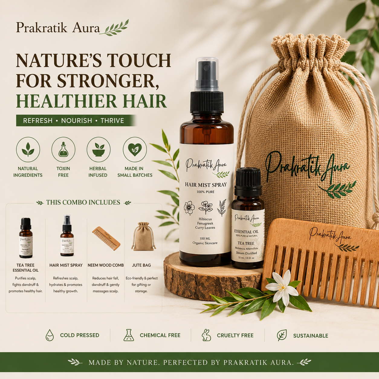 Hair Growth Care Combo (Strength & Scalp Nourishment)