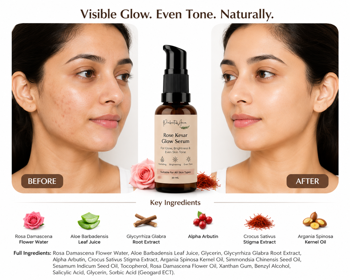 Kesar & Rose Serum