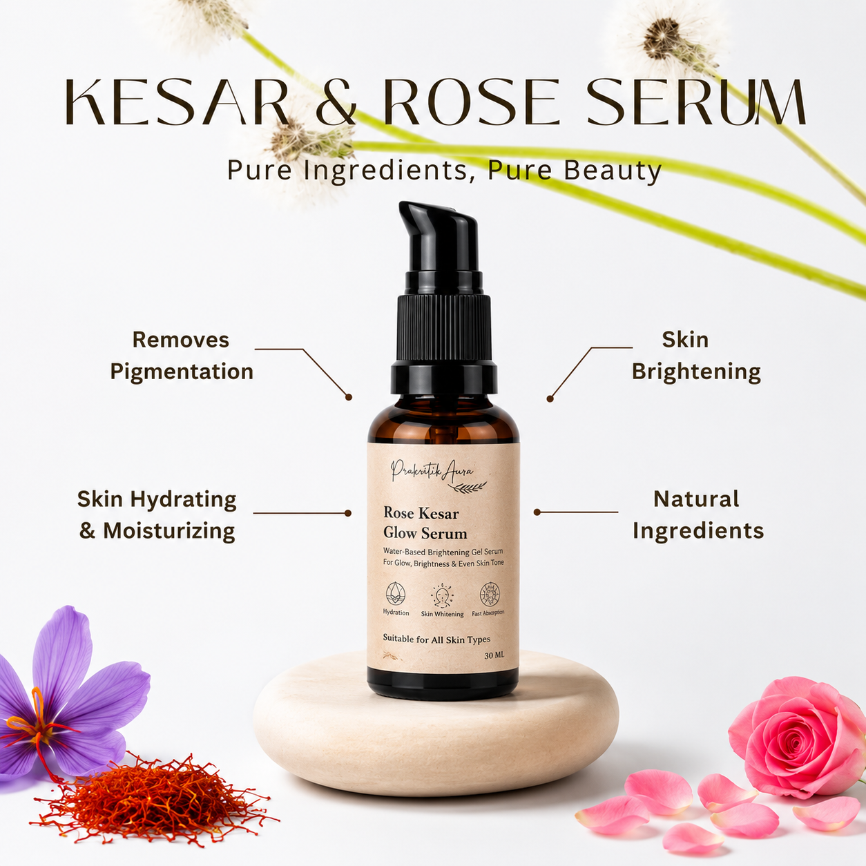 Kesar & Rose Serum