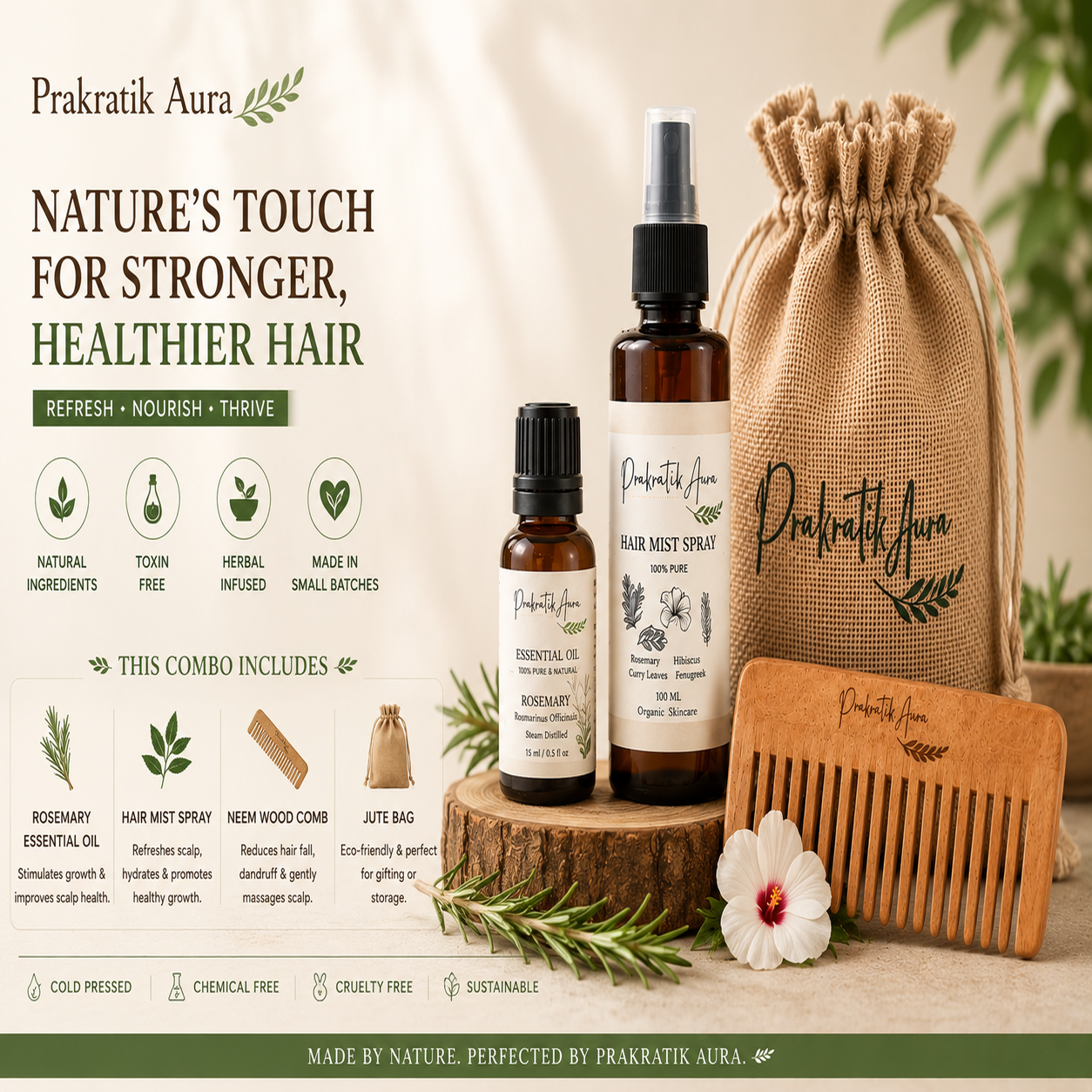 Hair Growth Care Combo (Strength & Scalp Nourishment)